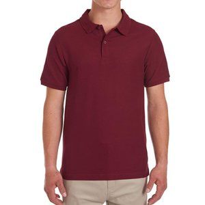 Nautica Young Men's Uniform Short Sleeve Stretch Pique Polo
